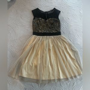 Black and Nude  Dress